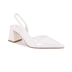 Celestin Glossy Finish Pointed Slingback Pump Heels
