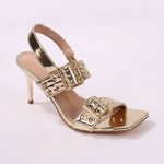 Ana Buckled Stiletto Heel Sandals