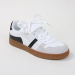 Lupita Folded Tongue Gum Sole Sneakers