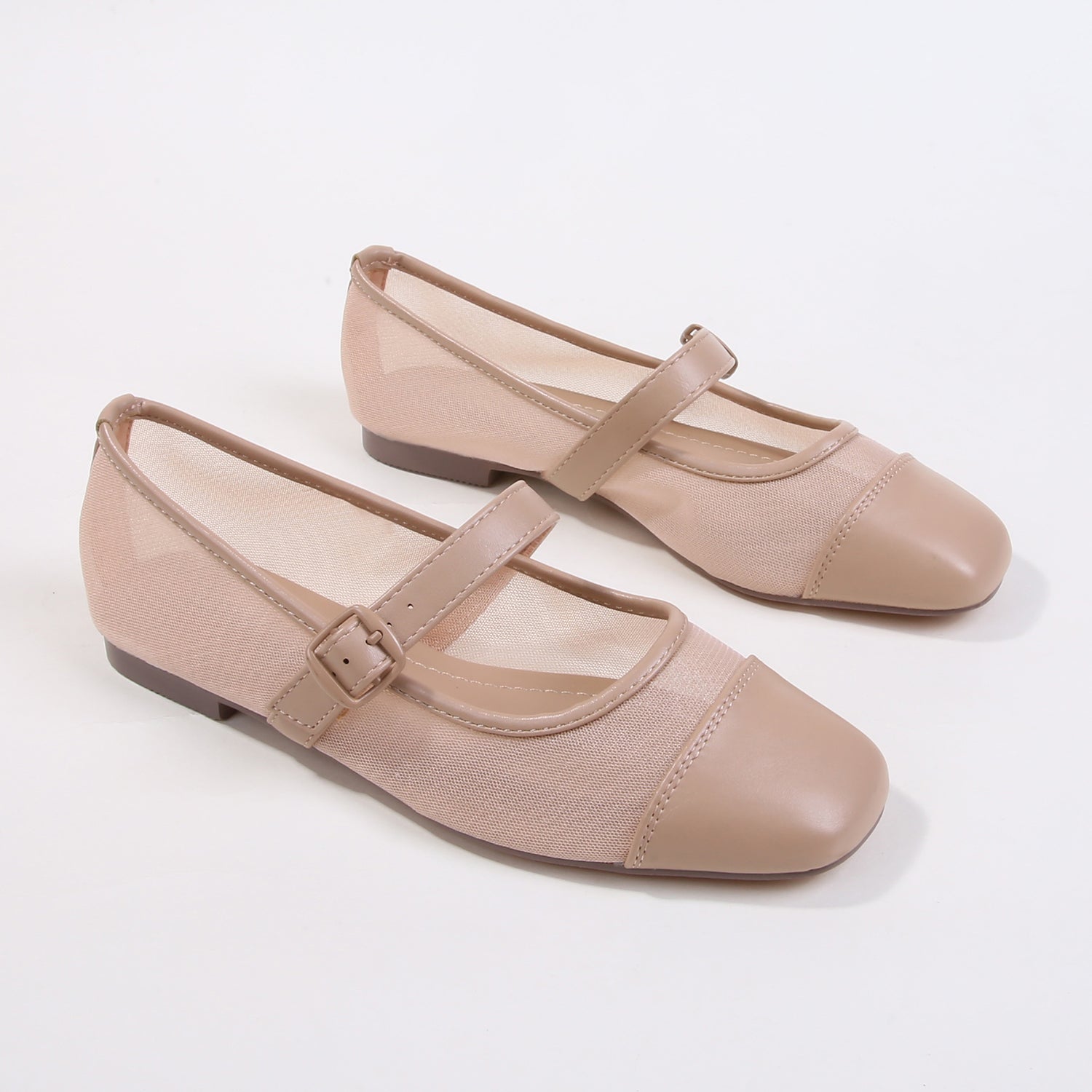 Bona Mesh Panel Mary Jane Flats