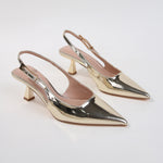 Cassandra Patent Slingback Heels
