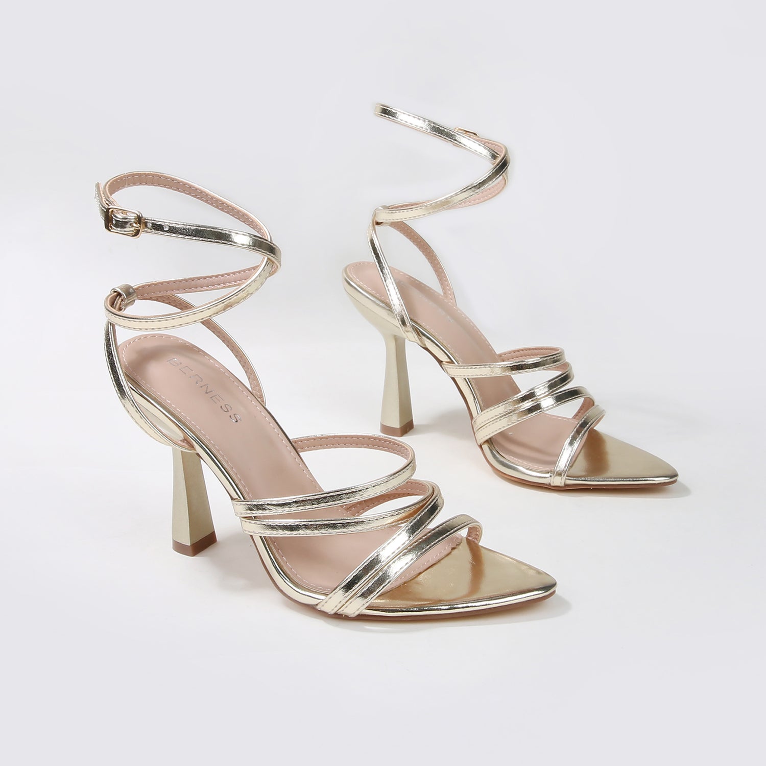 Ciana Wraparound Ankle Strap Stiletto Heels