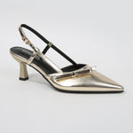 Cornelia Patent Bow Slingback Heels