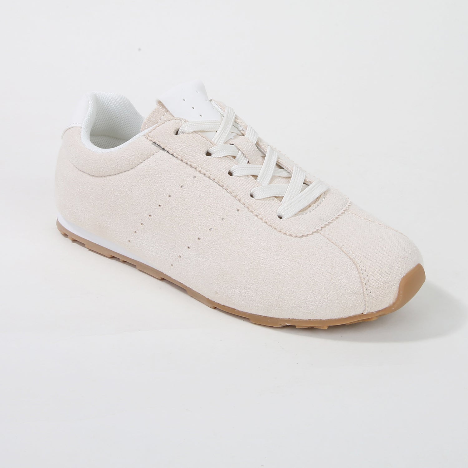 Diane Street Edit Suede Low-Top Sneakers