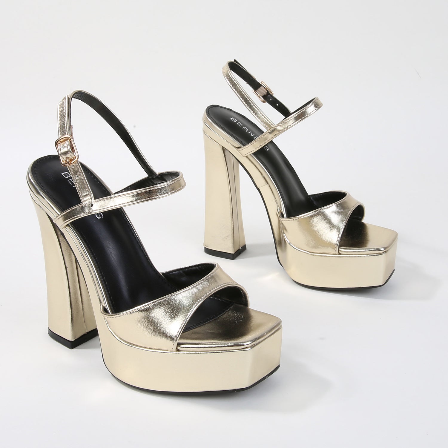 Ema Platform Heels with Patent Finish