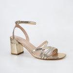 Havana Glossy Strappy Block Heels