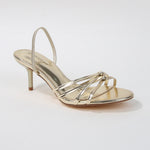 Heidy Slingback Knot Detail Stiletto Heel Sandals