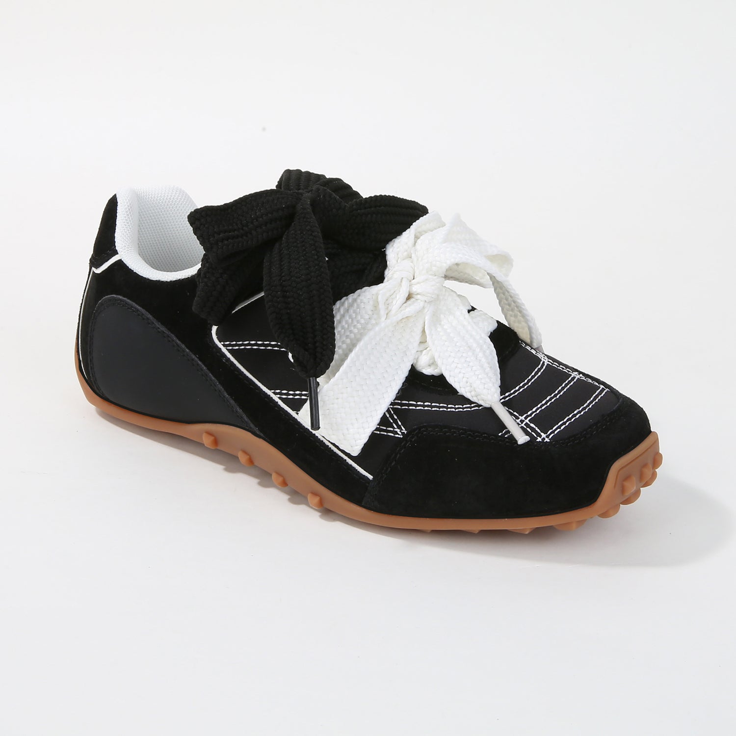Lacey Dual Bows Trail Sneakers