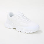 Lidia Panel Lace-Up Chunky Sneakers