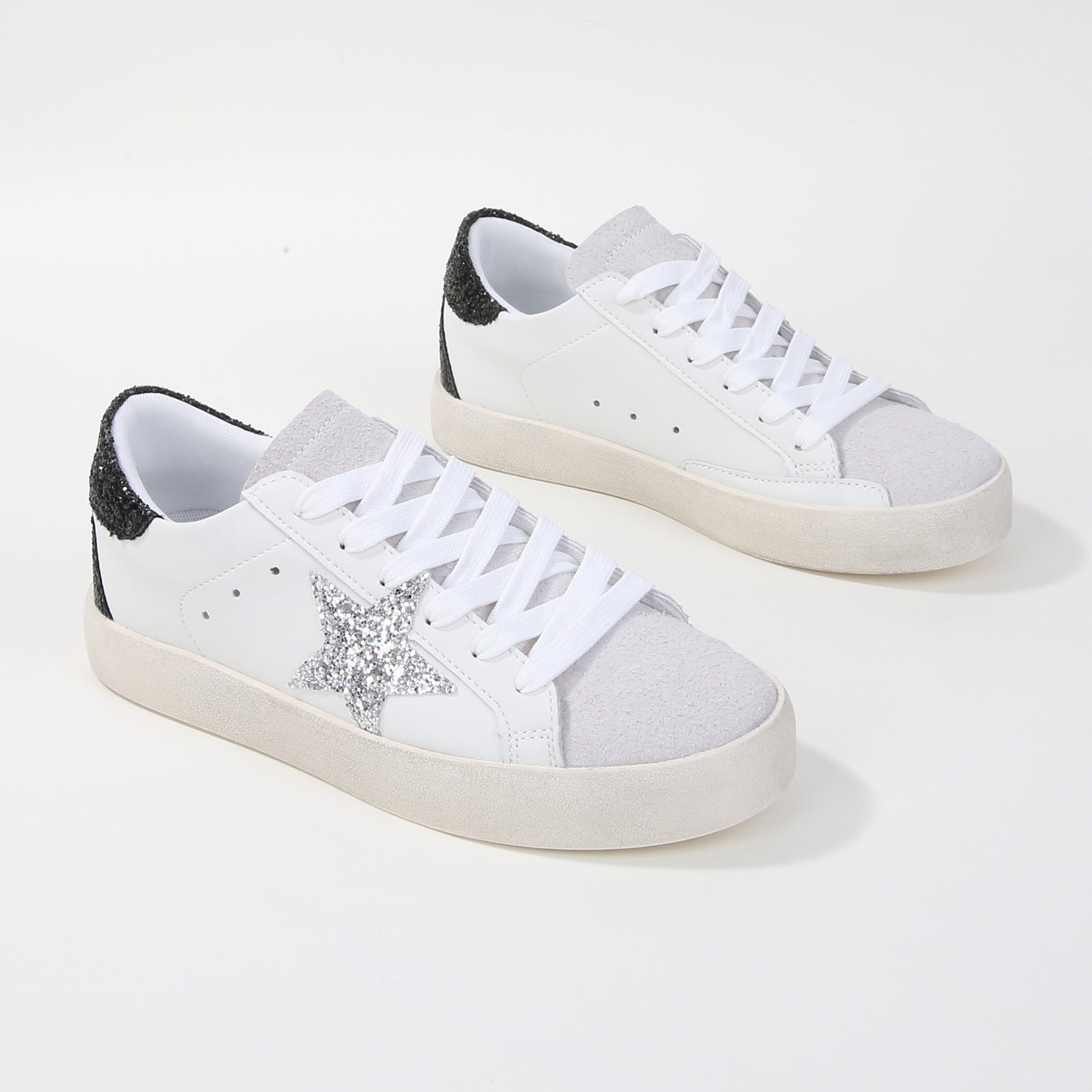 Lillie Glitter Star Fashion Sneakers