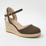 Marlene Jute-Wrapped Closed Toe Espadrille Wedges
