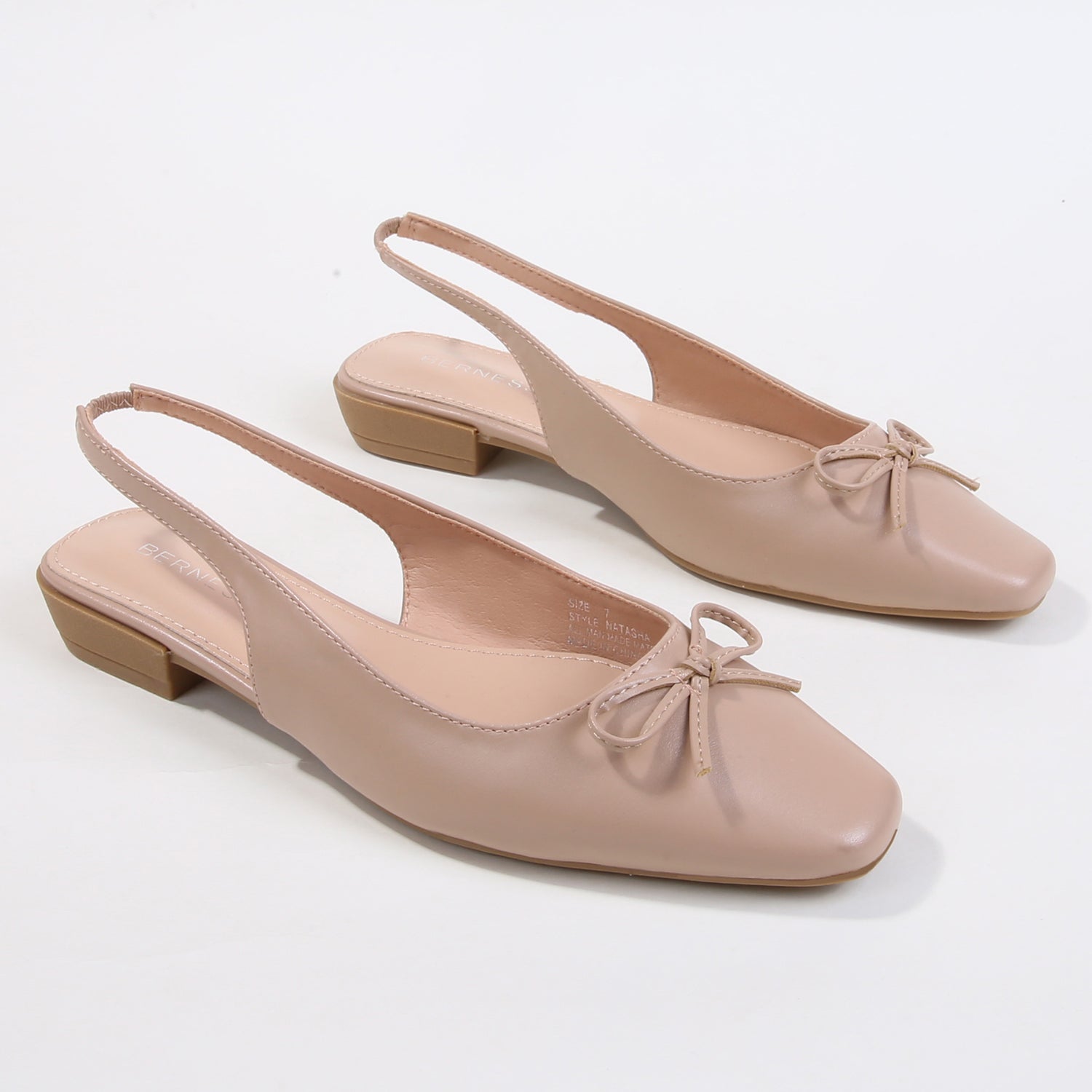 Natasha Dainty Bow Slingback Flats