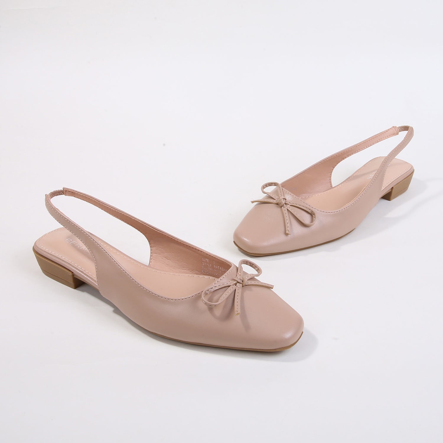 Natasha Dainty Bow Slingback Flats
