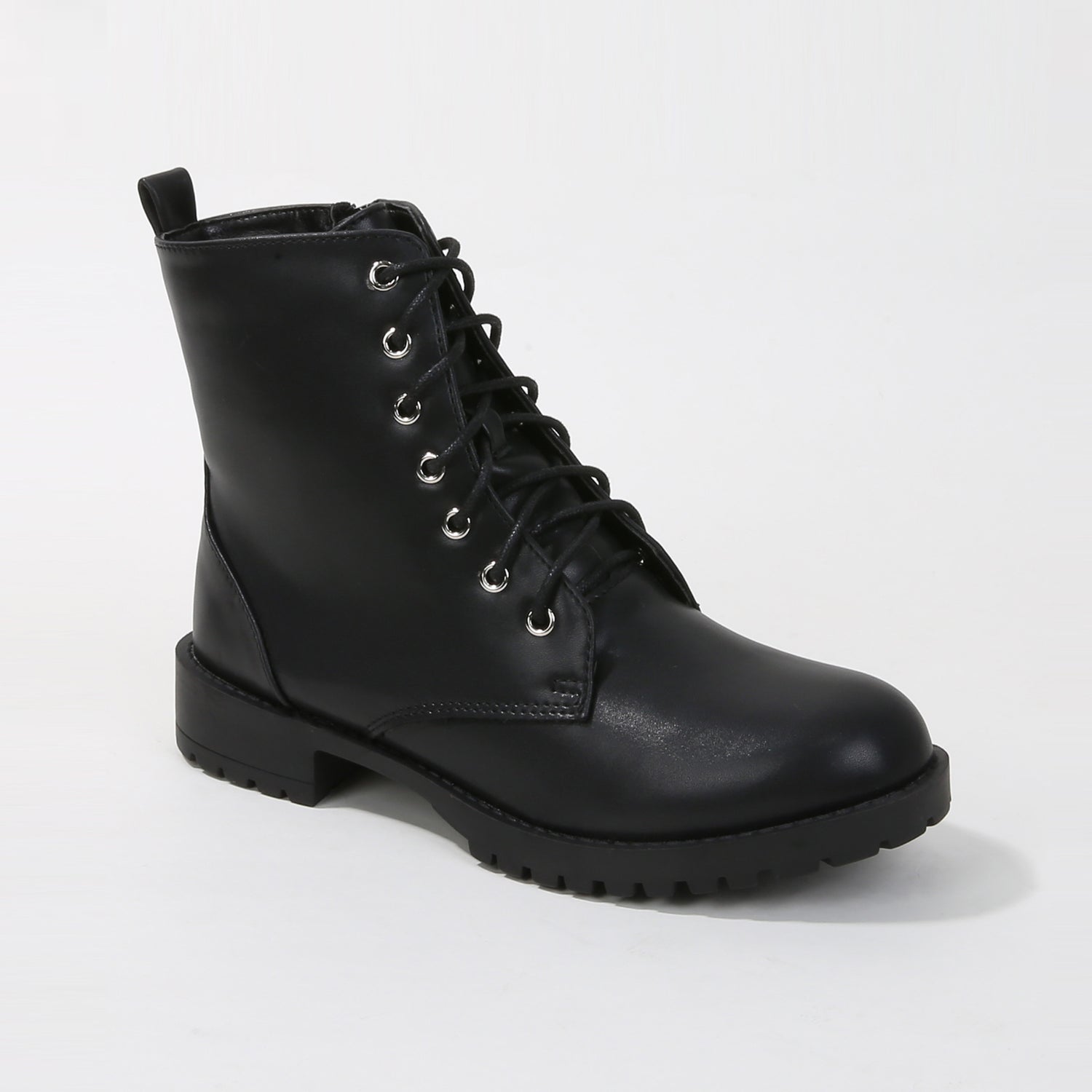 Phillina Lace-Up Rugged Sole Combat Boots