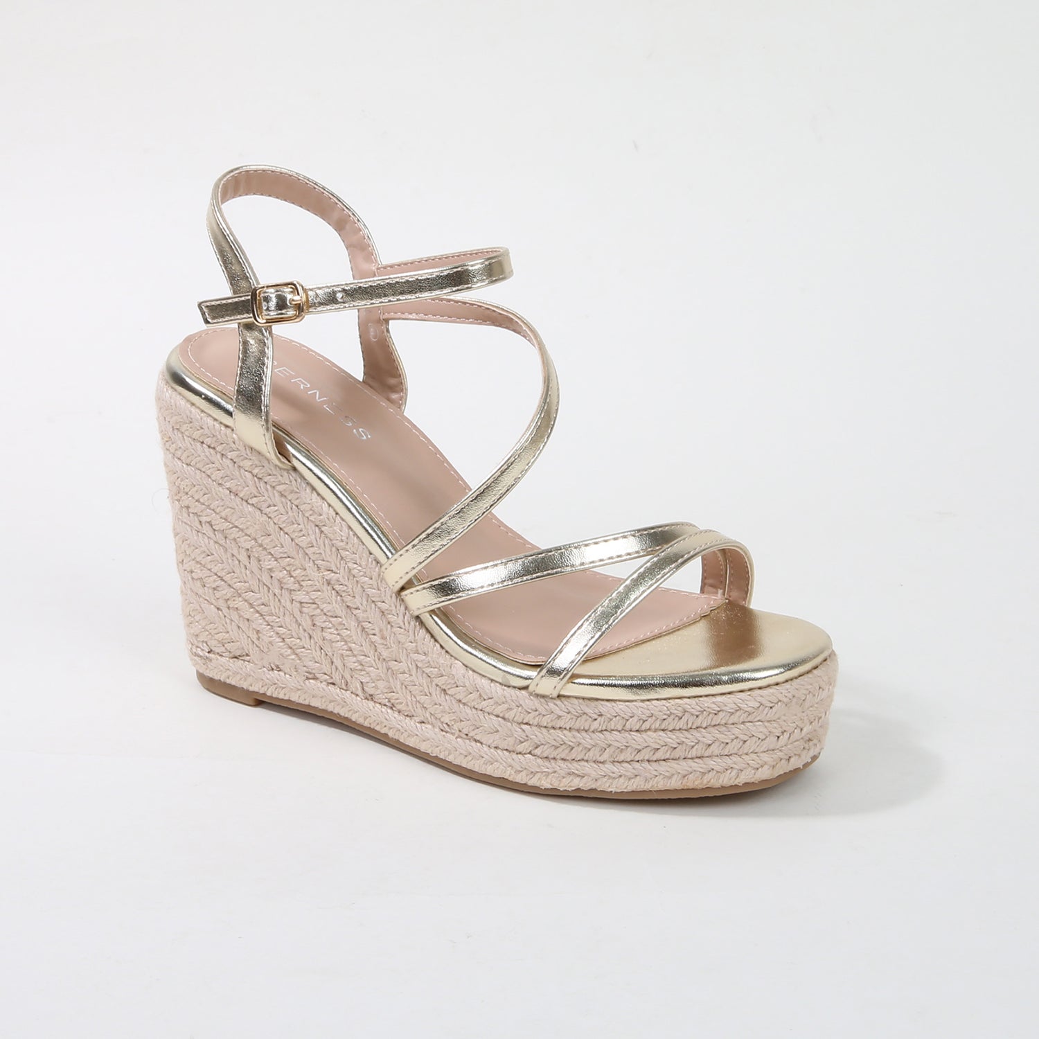 Roma Strappy Espadrille Platform Wedge Sandals