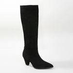 True Curve Collar Suede Knee High Boots