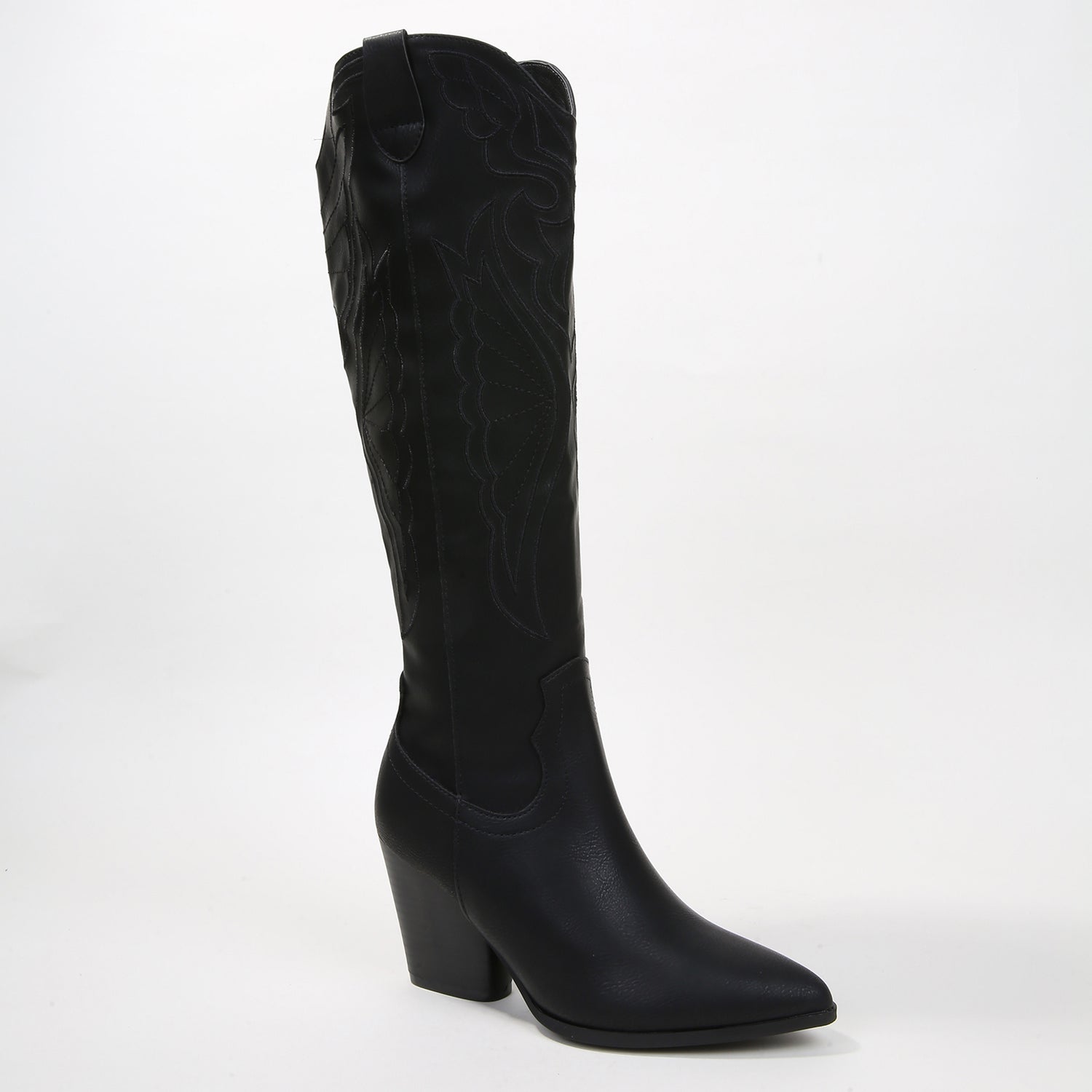 Anamaria Knee High Embroidered Western Boots