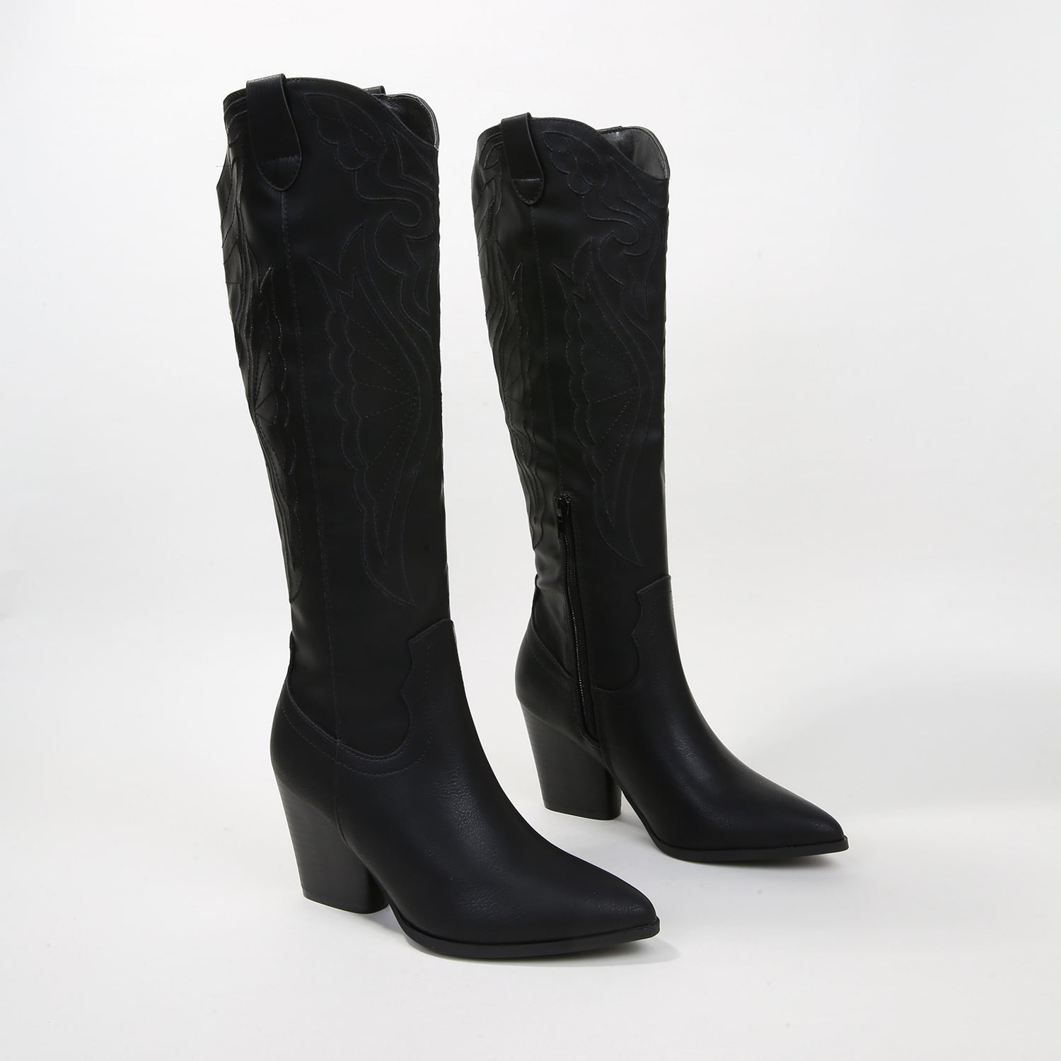 Anamaria Knee High Embroidered Western Boots