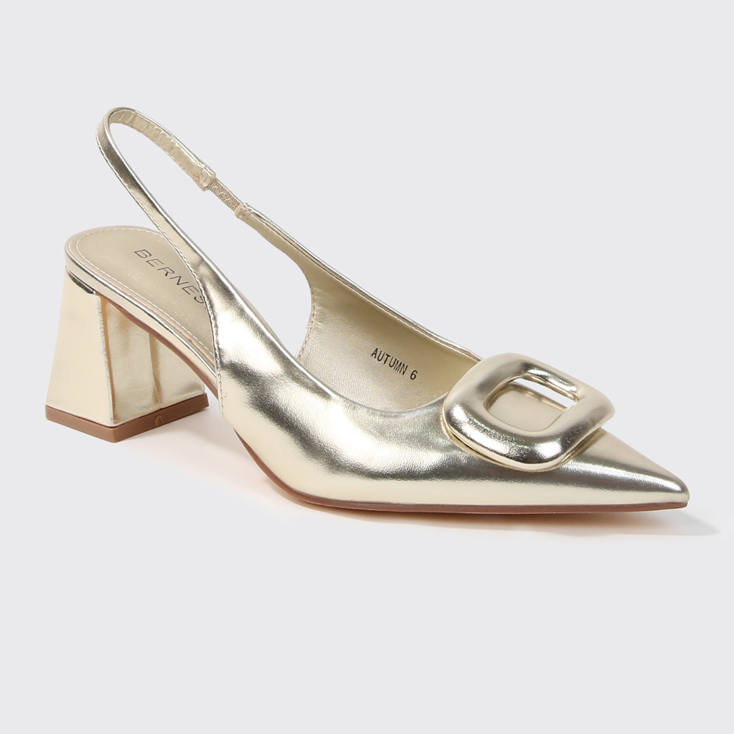 Autumn Faux Leather Slingback Office Heels