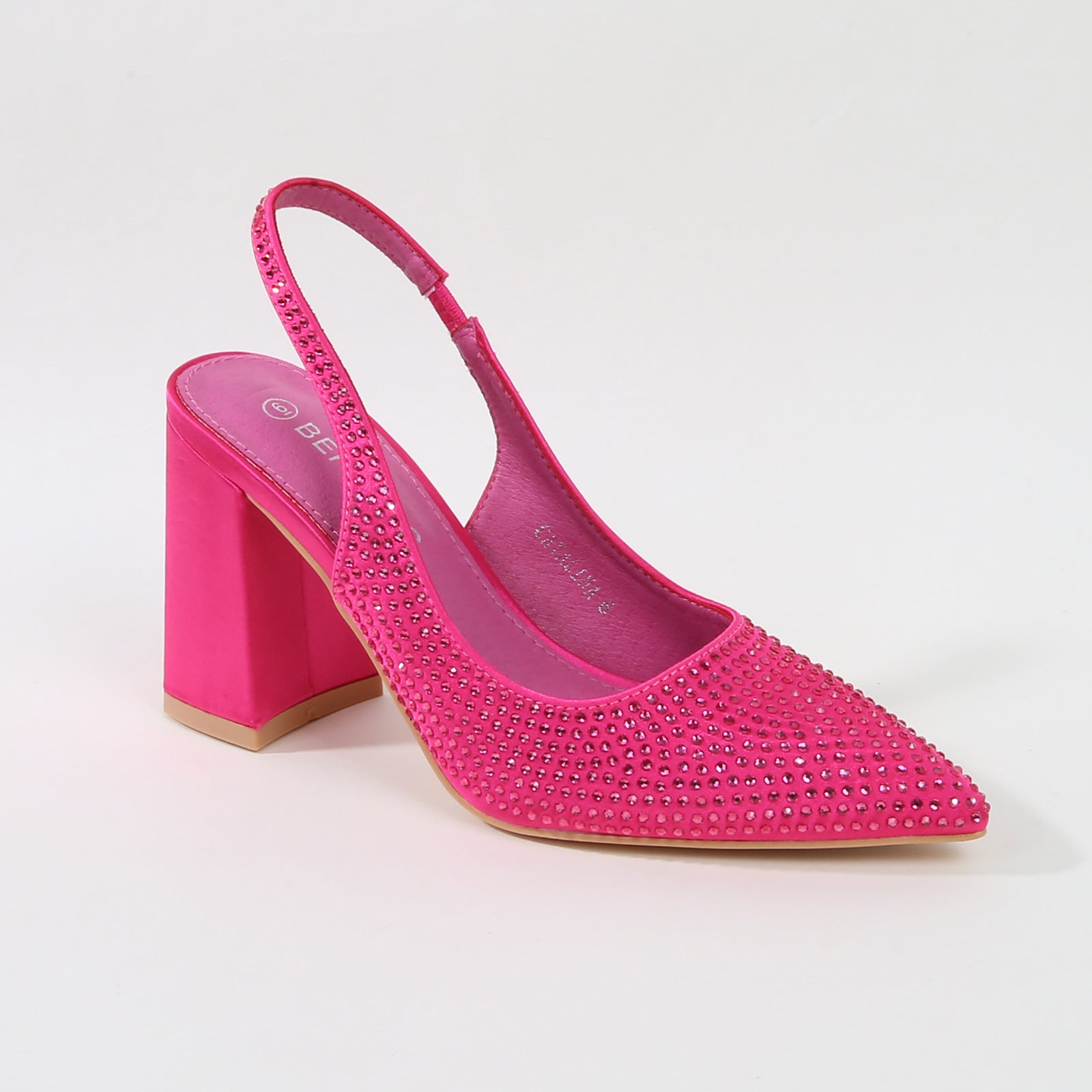 豊富な商品から Rhinestone Catalina Women's Embellished Block Slingback アイドルグッズ