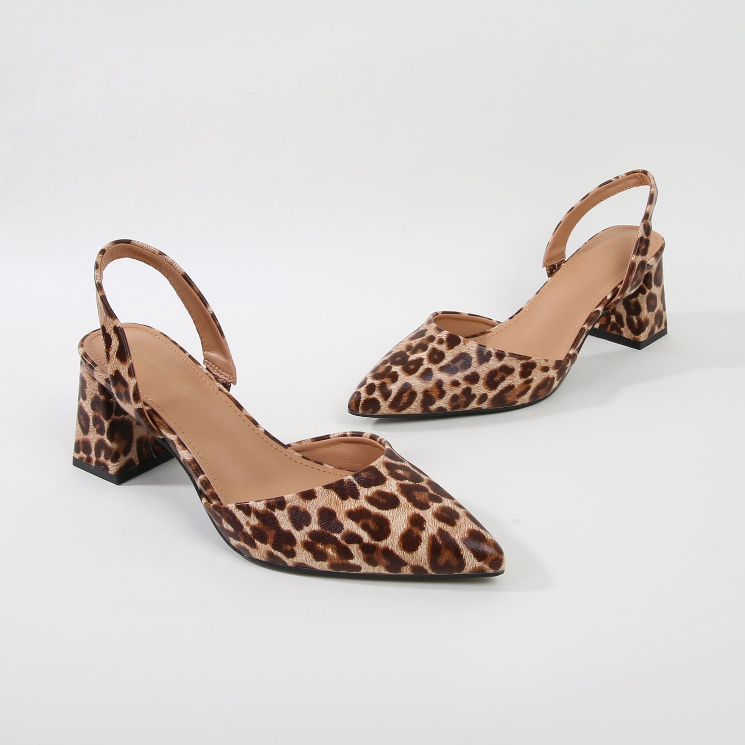 Alessia Dressy Slingback Block Heel Pumps