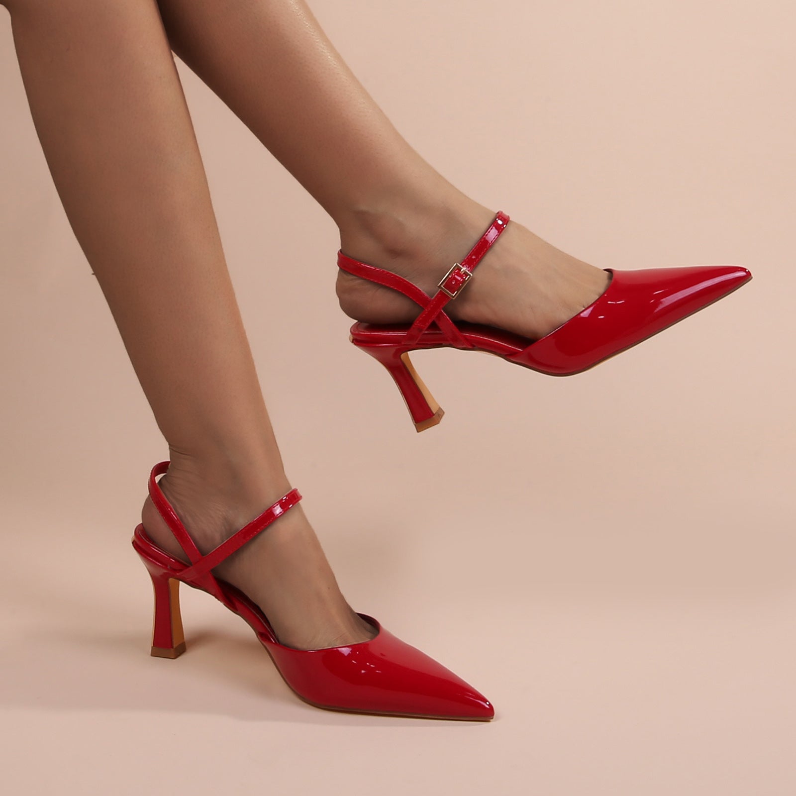 Berness Women's Celine Pointed-Toe Slingback Heels – BERNESS