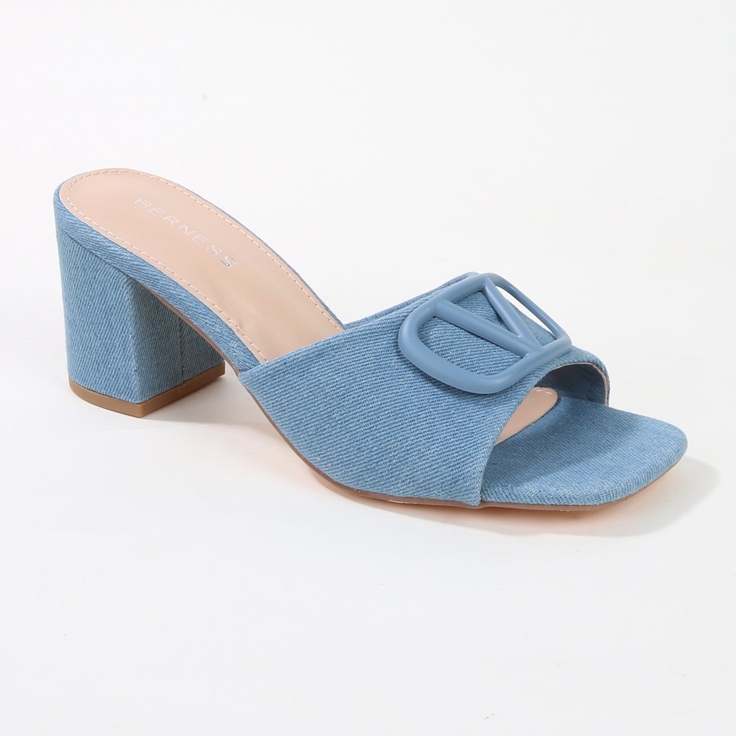 Bobbi Embellished Block Heel Mules