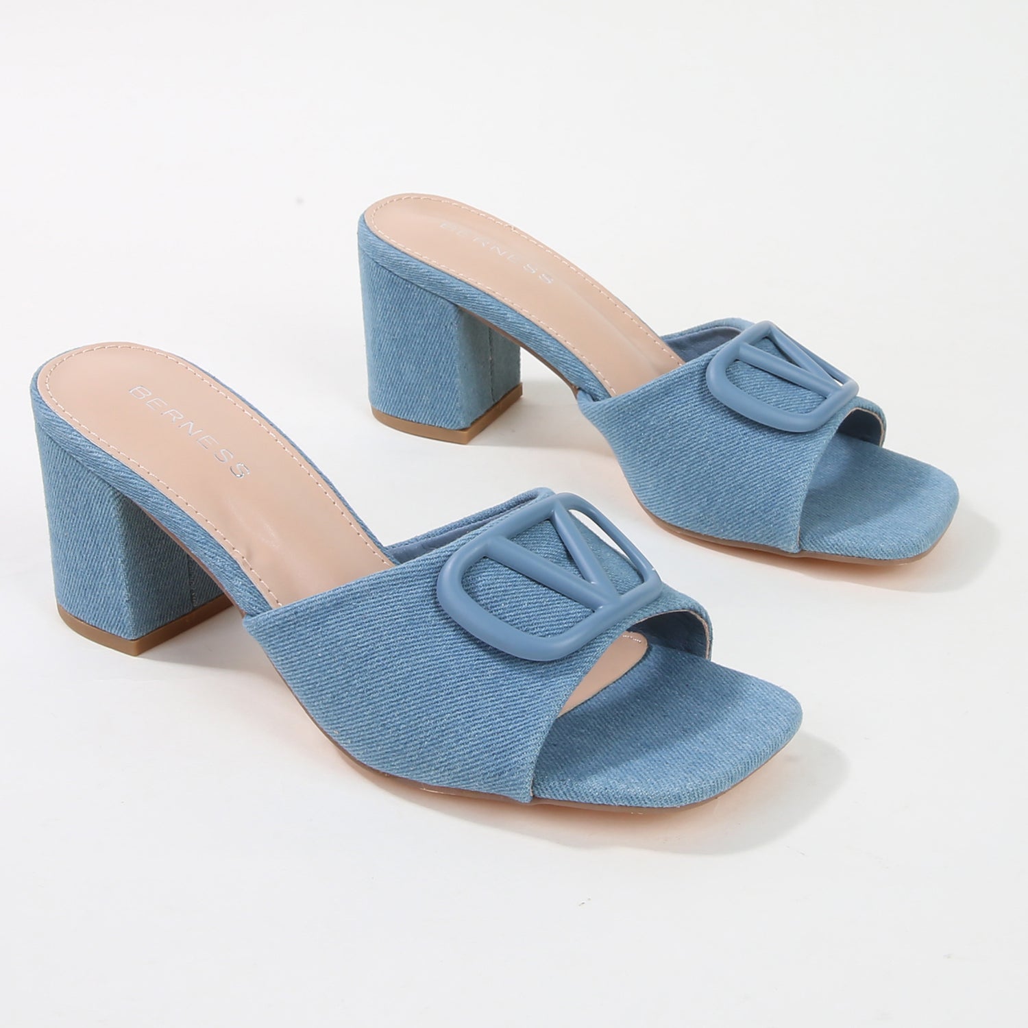 Bobbi Embellished Block Heel Mules
