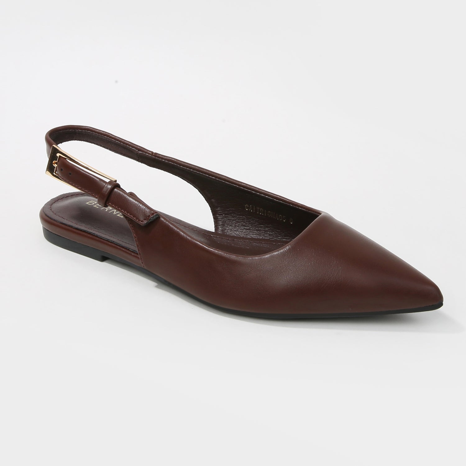 Caitriona Smooth Faux Leather Slingback Flats