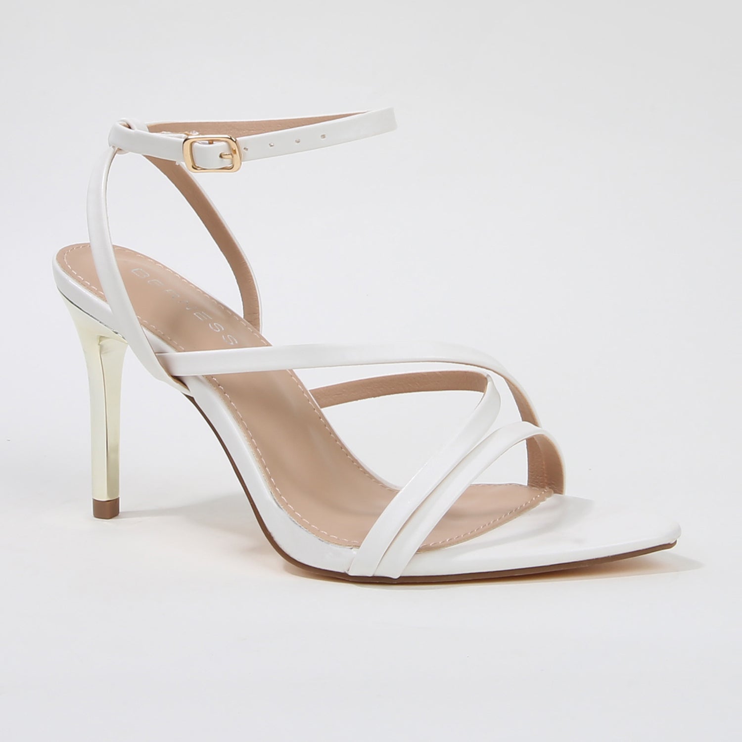 Camden Elegant Crossover Strap Stiletto Sandals