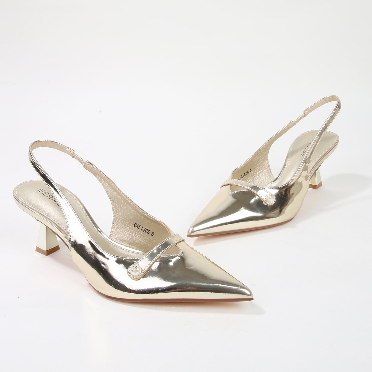 Caris Patent Slingback Pump Heels