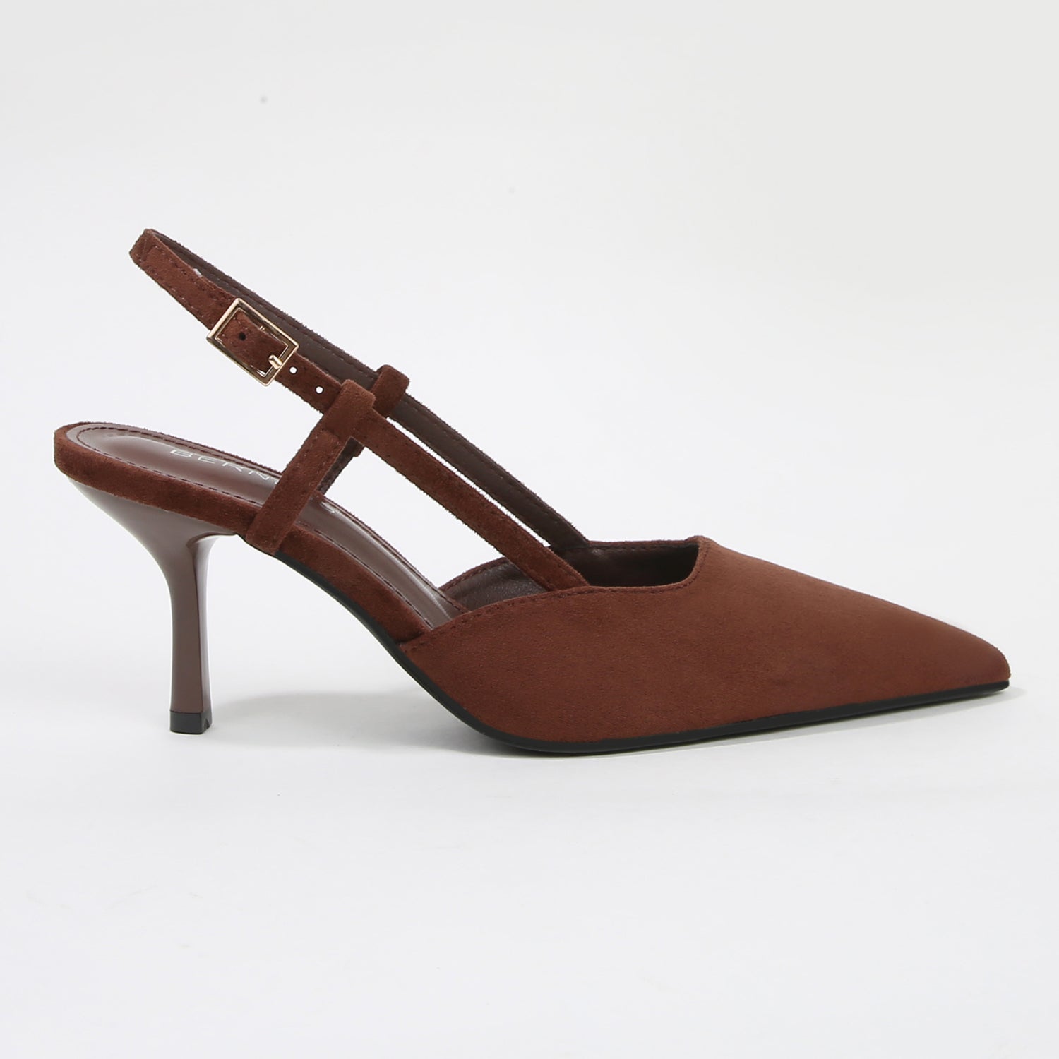 Carmella Faux Suede Pointed Toe Stiletto Heels