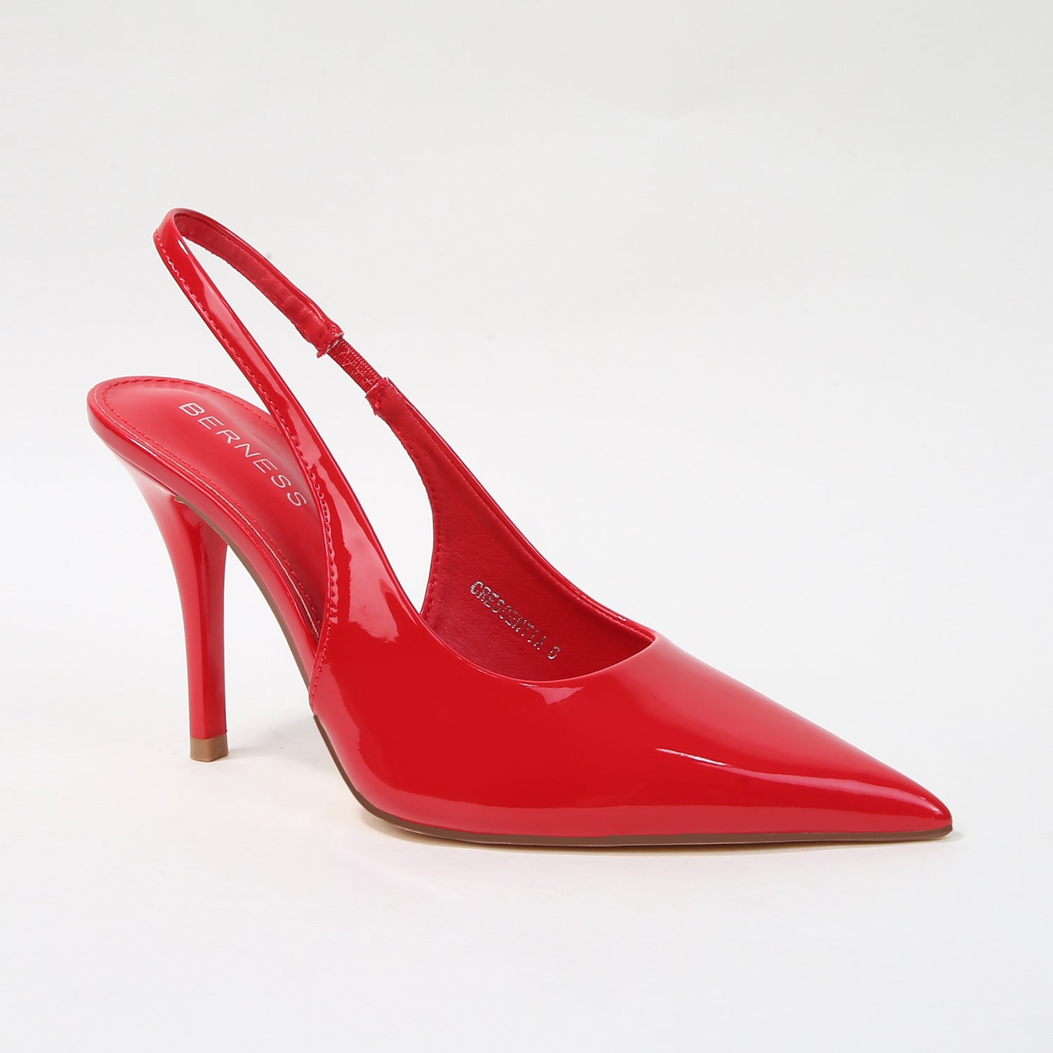 Crescentia Patent Slingback Stiletto Pumps