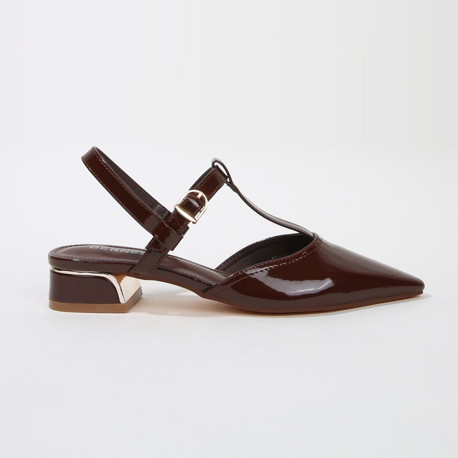Cristian T-Strap Slingback Bloch Heel Pumps