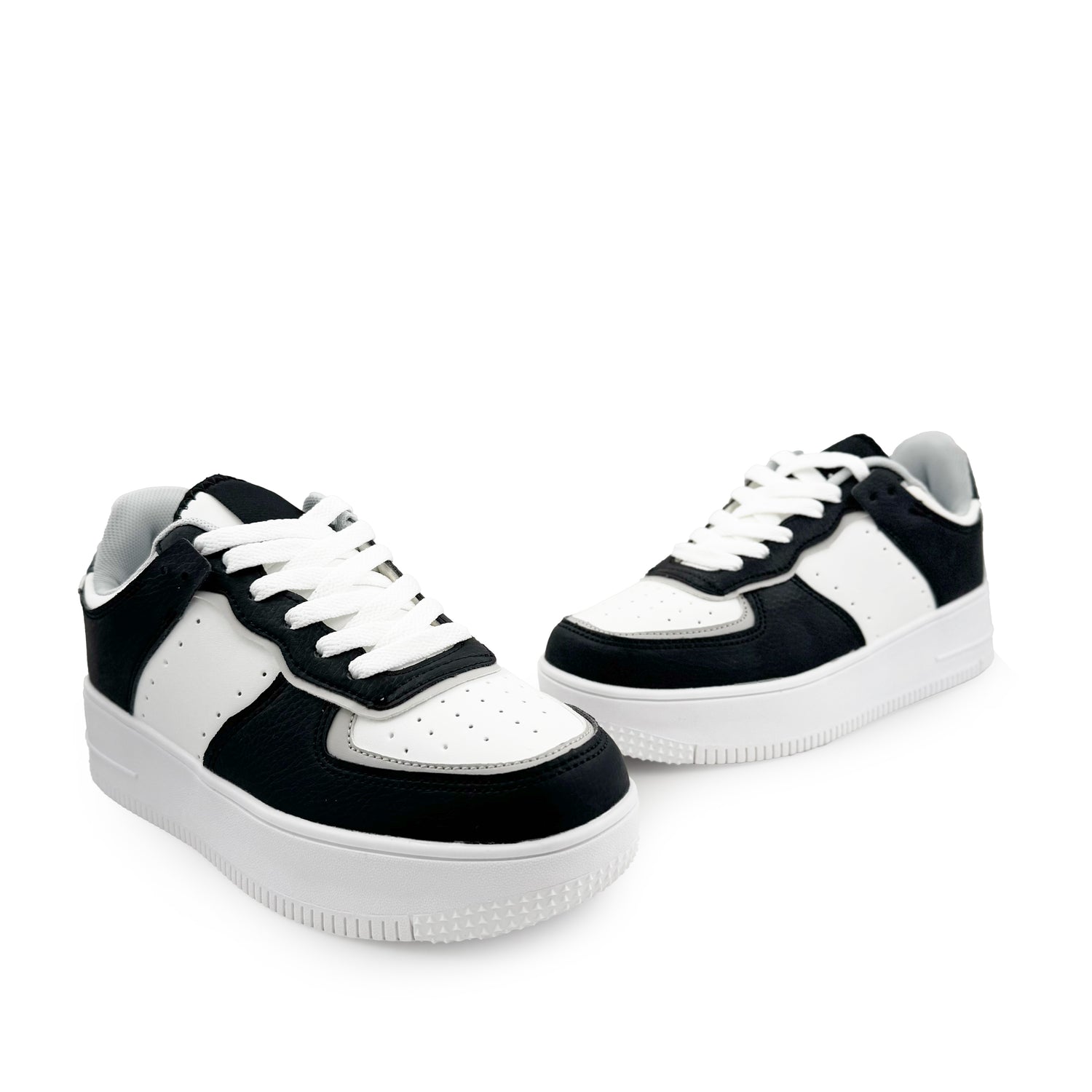 Eden Monochrome Street Style Platform Sneakers