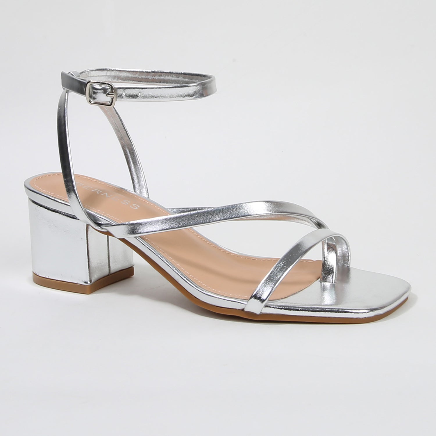 Elara Minimal Toe Post Block Heel Sandals