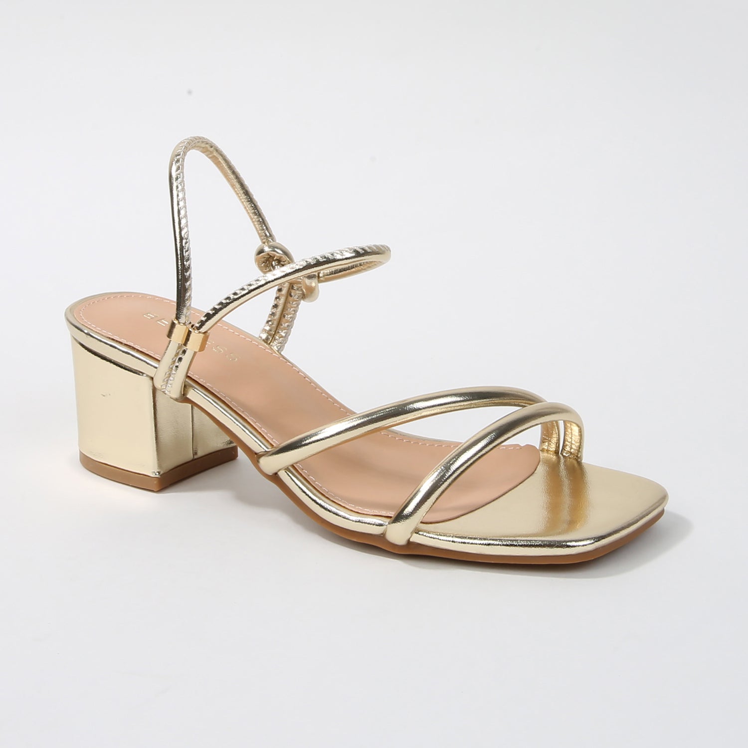 Elayna Strappy Slingback Block Heel Sandals