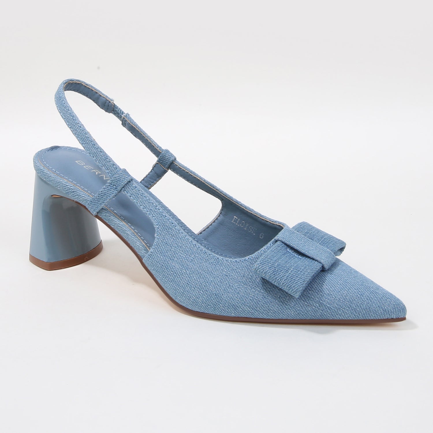 Eloise Bow Accent Slingback Pump Heels