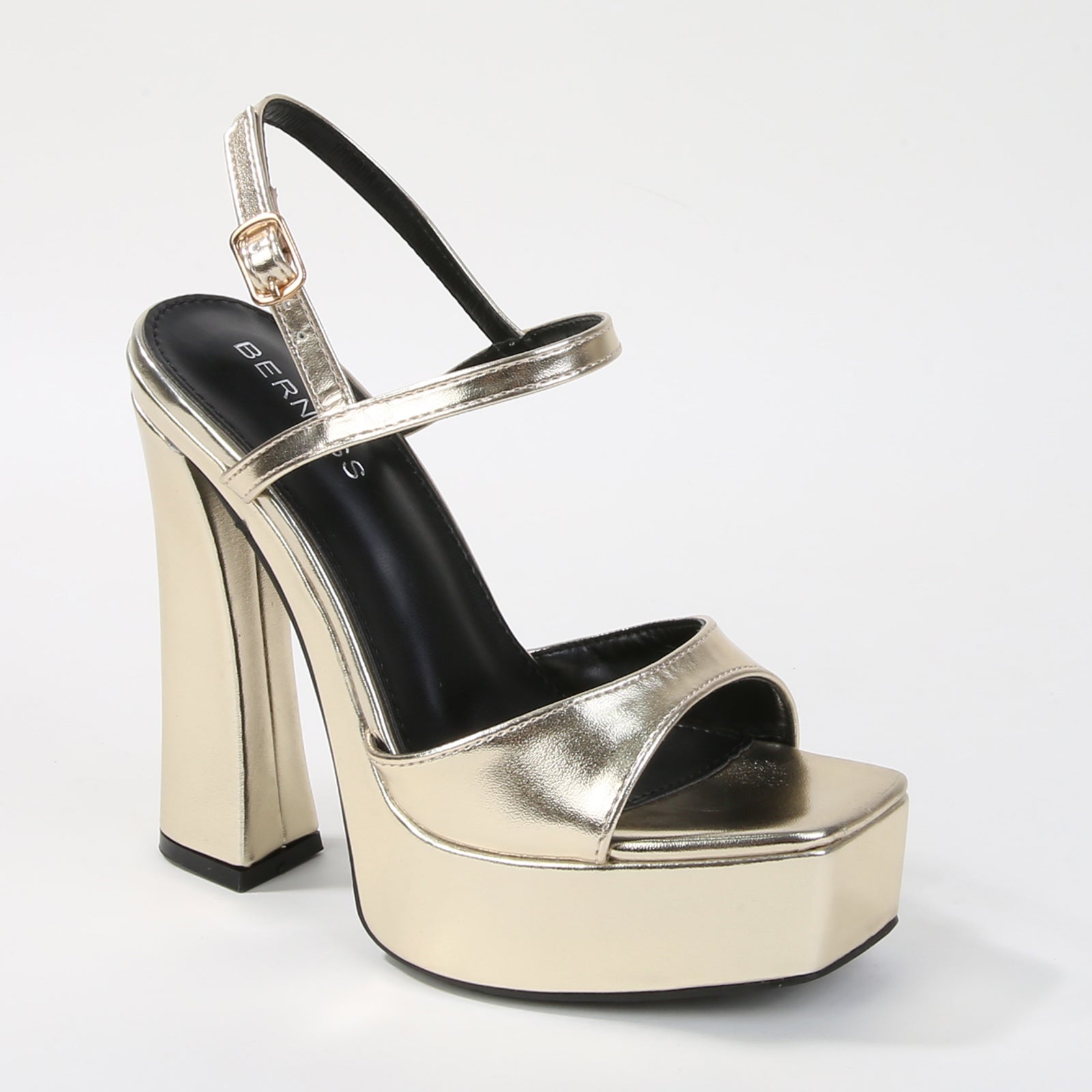 Ema Platform Heels with Patent Finish – BERNESS