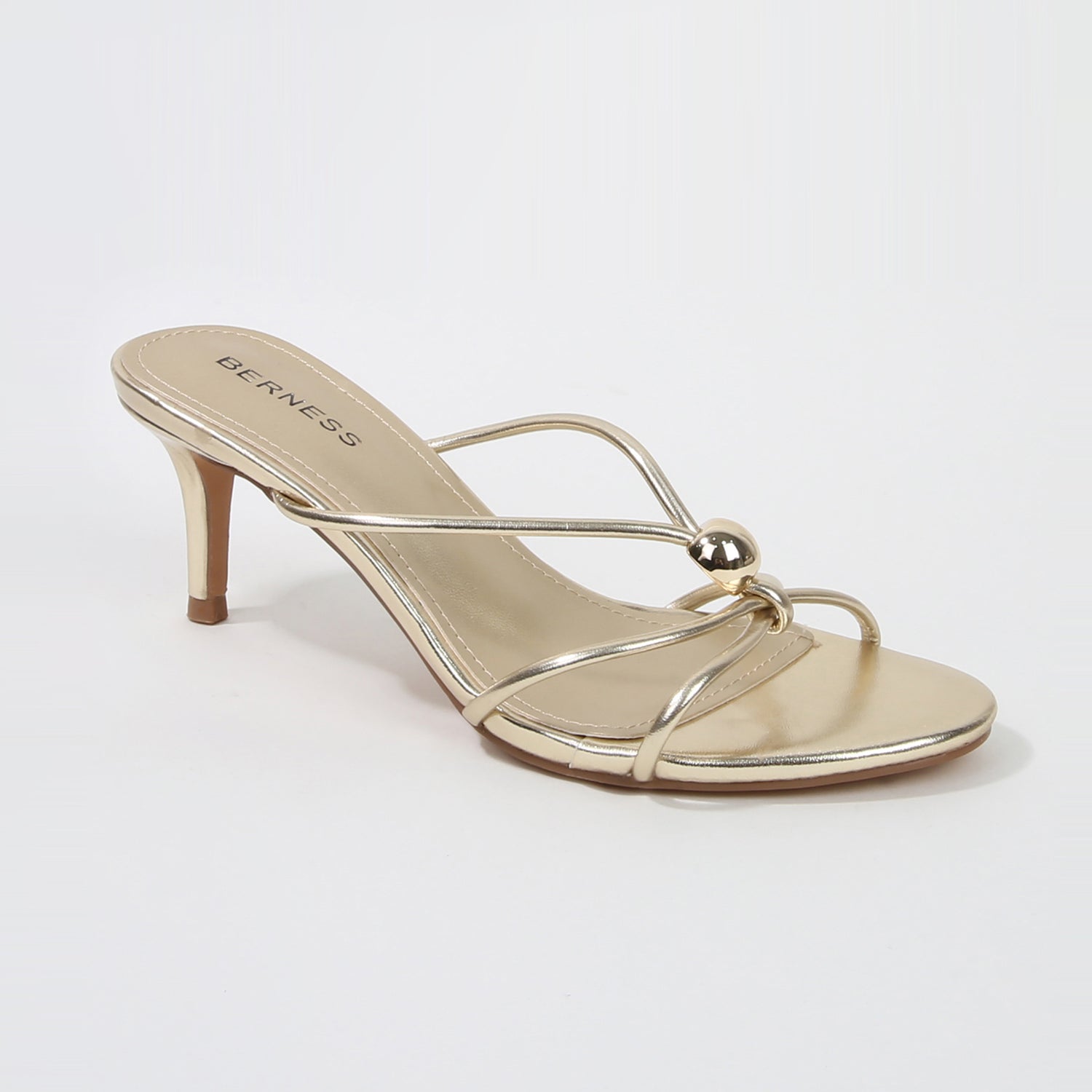Fifi Minimal Strap Kitten Heel Sandals