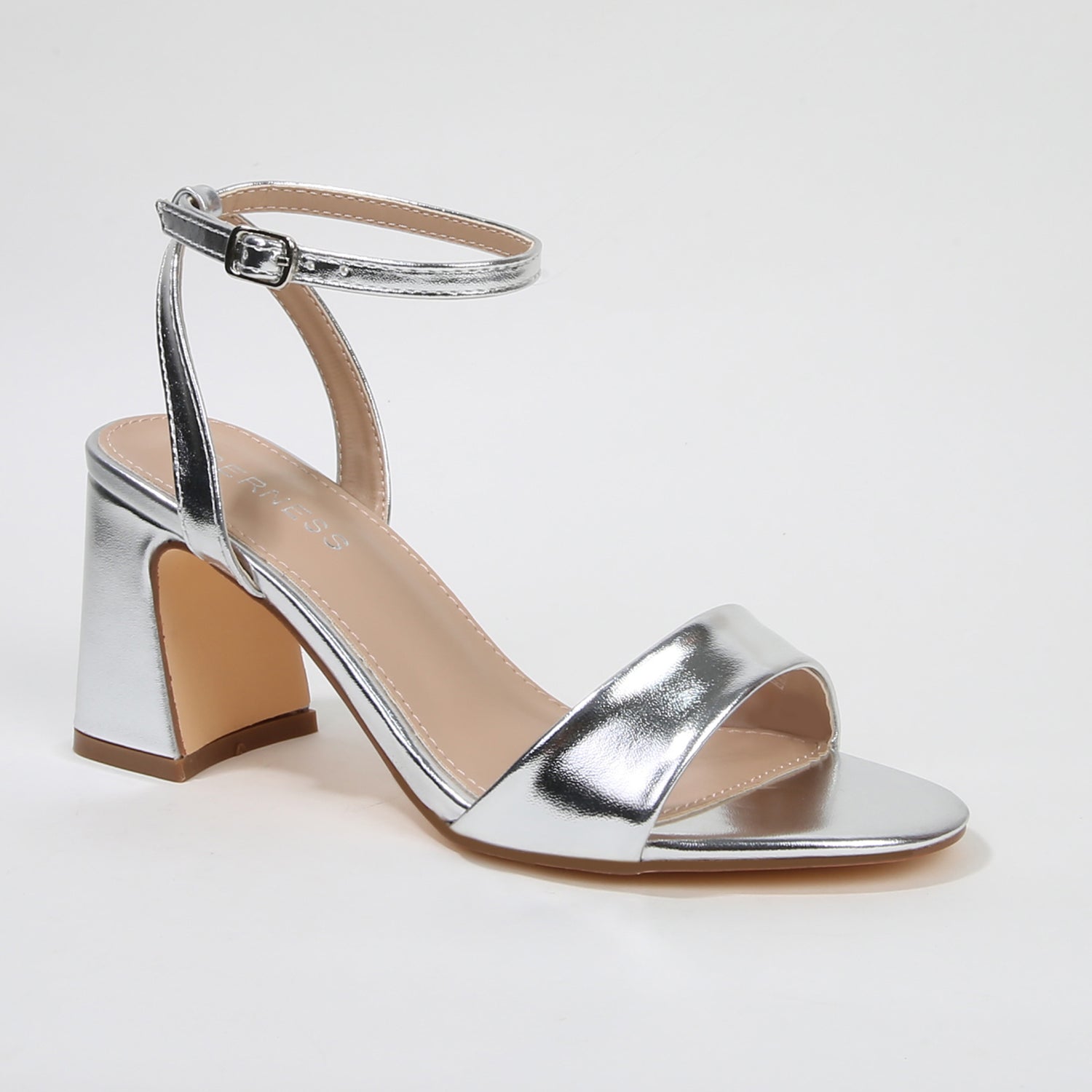 Hania Wide Front Strap Block Heel Sandals