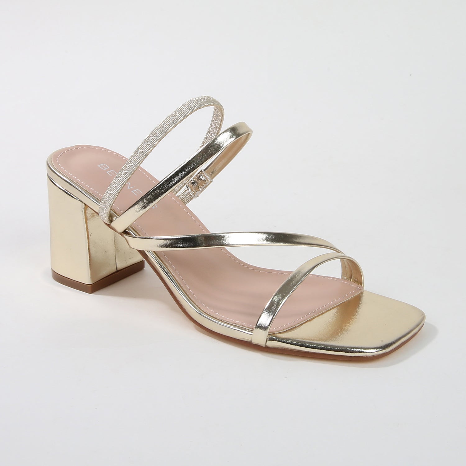 Hattie Minimalist Strappy Block Heel Sandals
