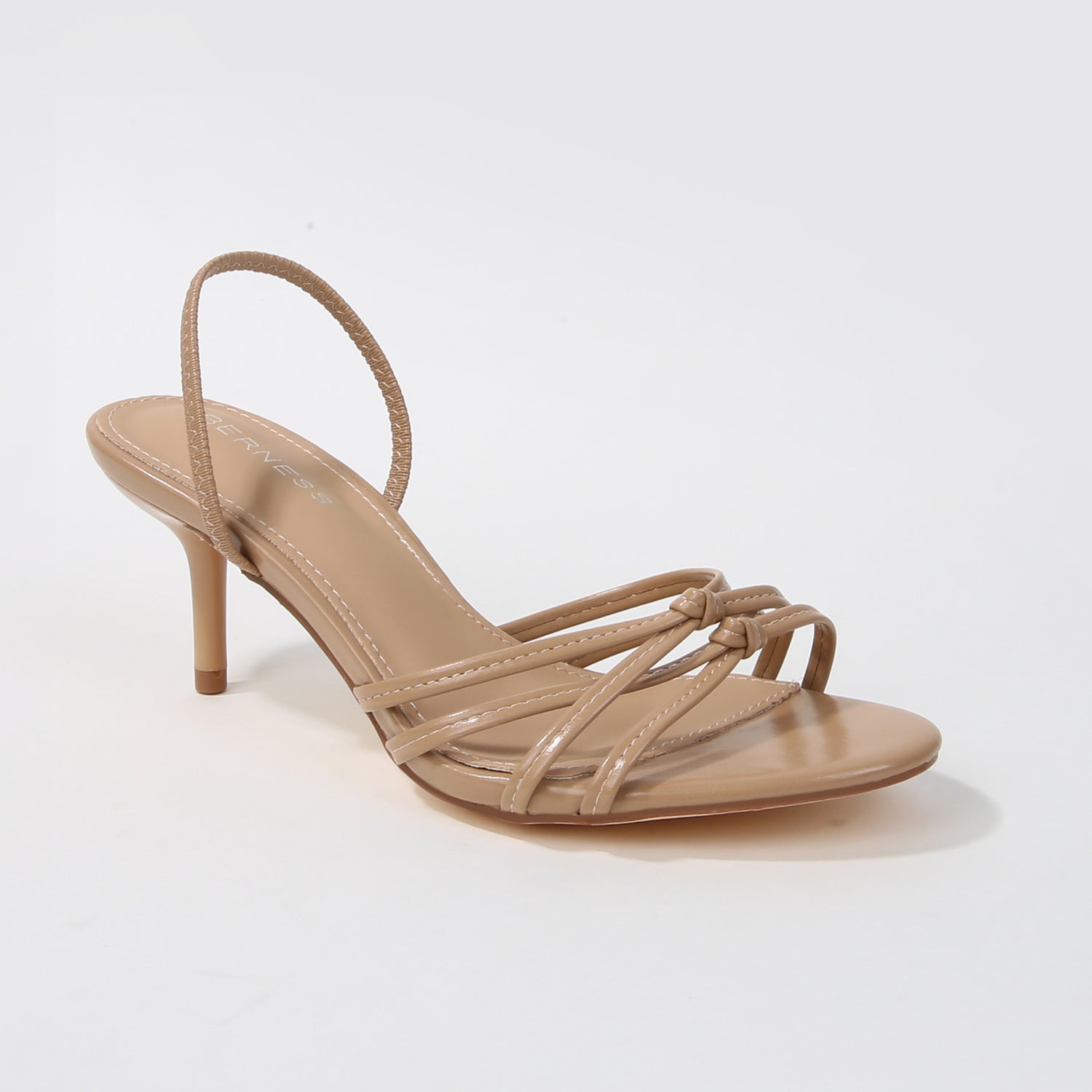 Heidy Slingback Knot Detail Stiletto Heel Sandals