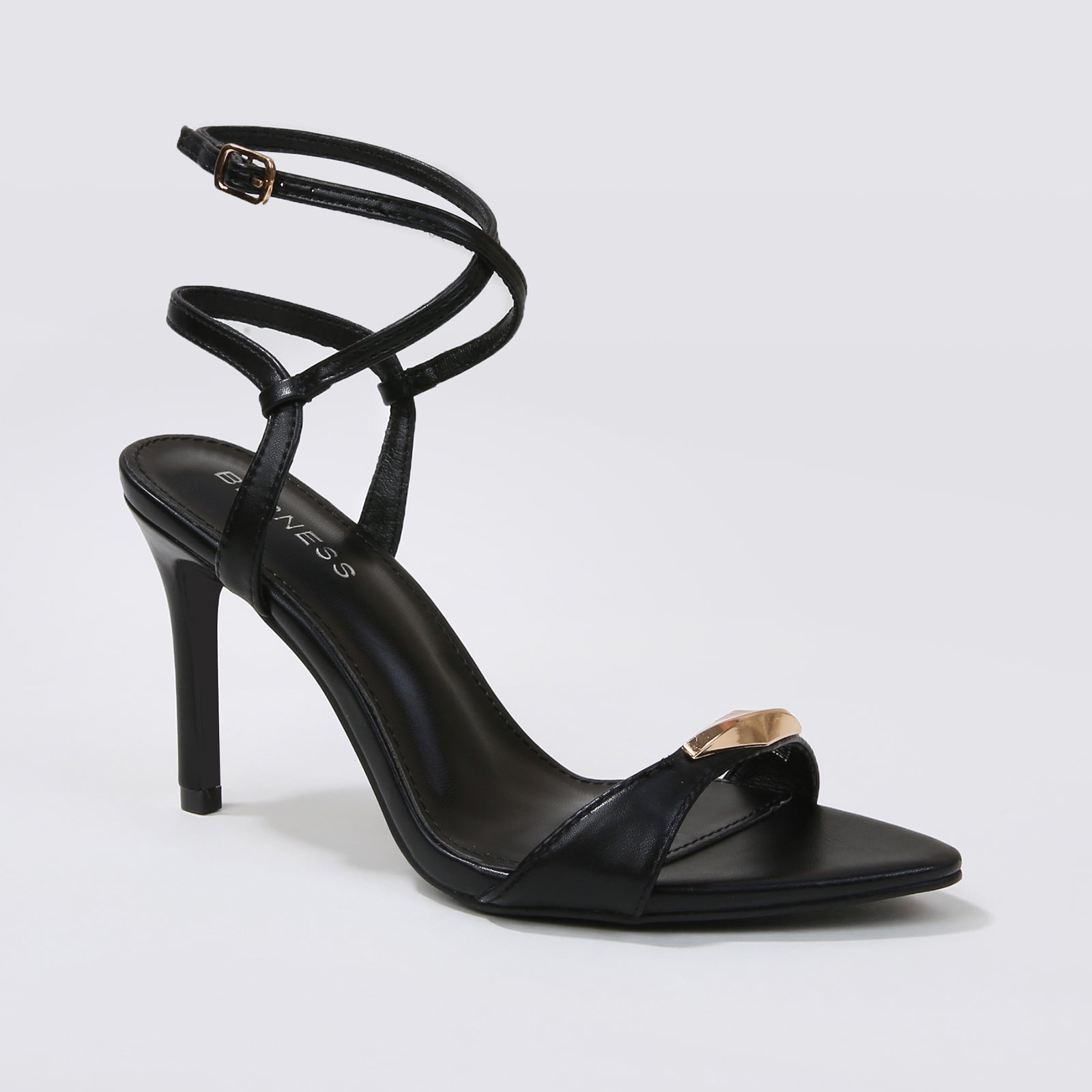 Hermione Ankle Strap Stiletto Heeled Sandals – BERNESS
