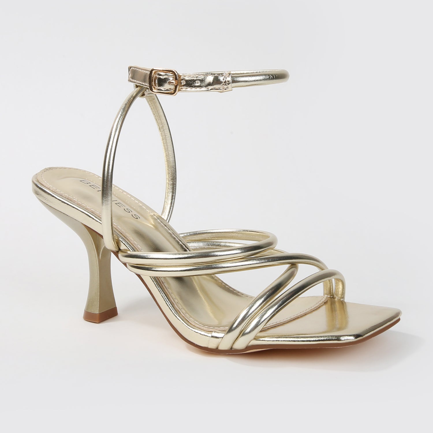 Jamie Multi-Strap Ankle Strap Heeled Sandals