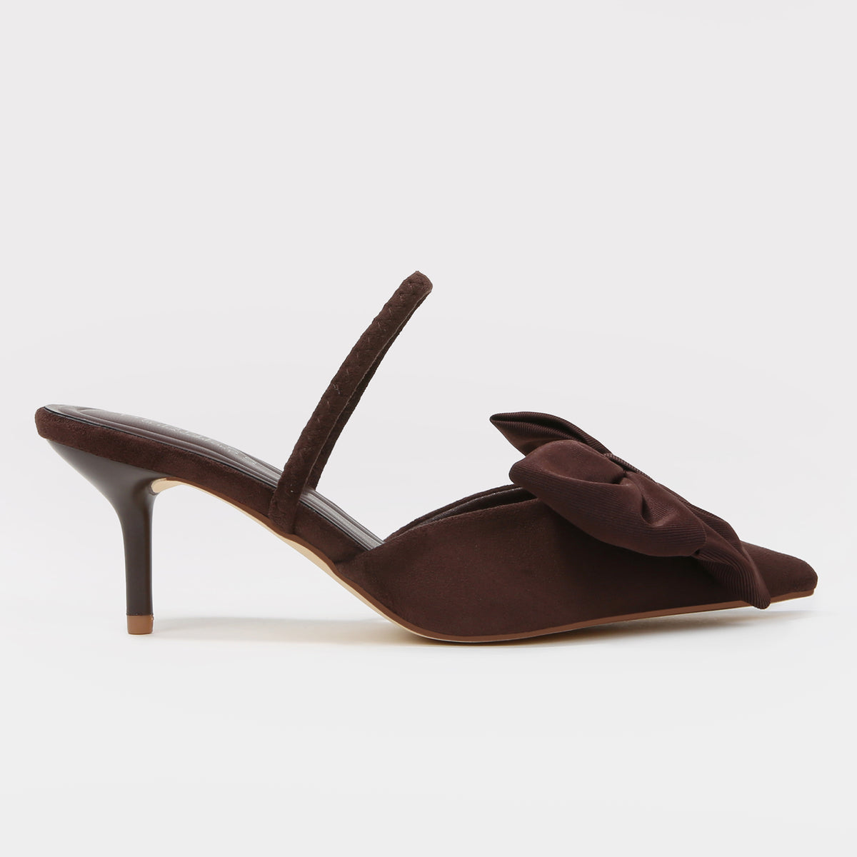 Julissa Suede Bow Slingback Stiletto Heel Pumps