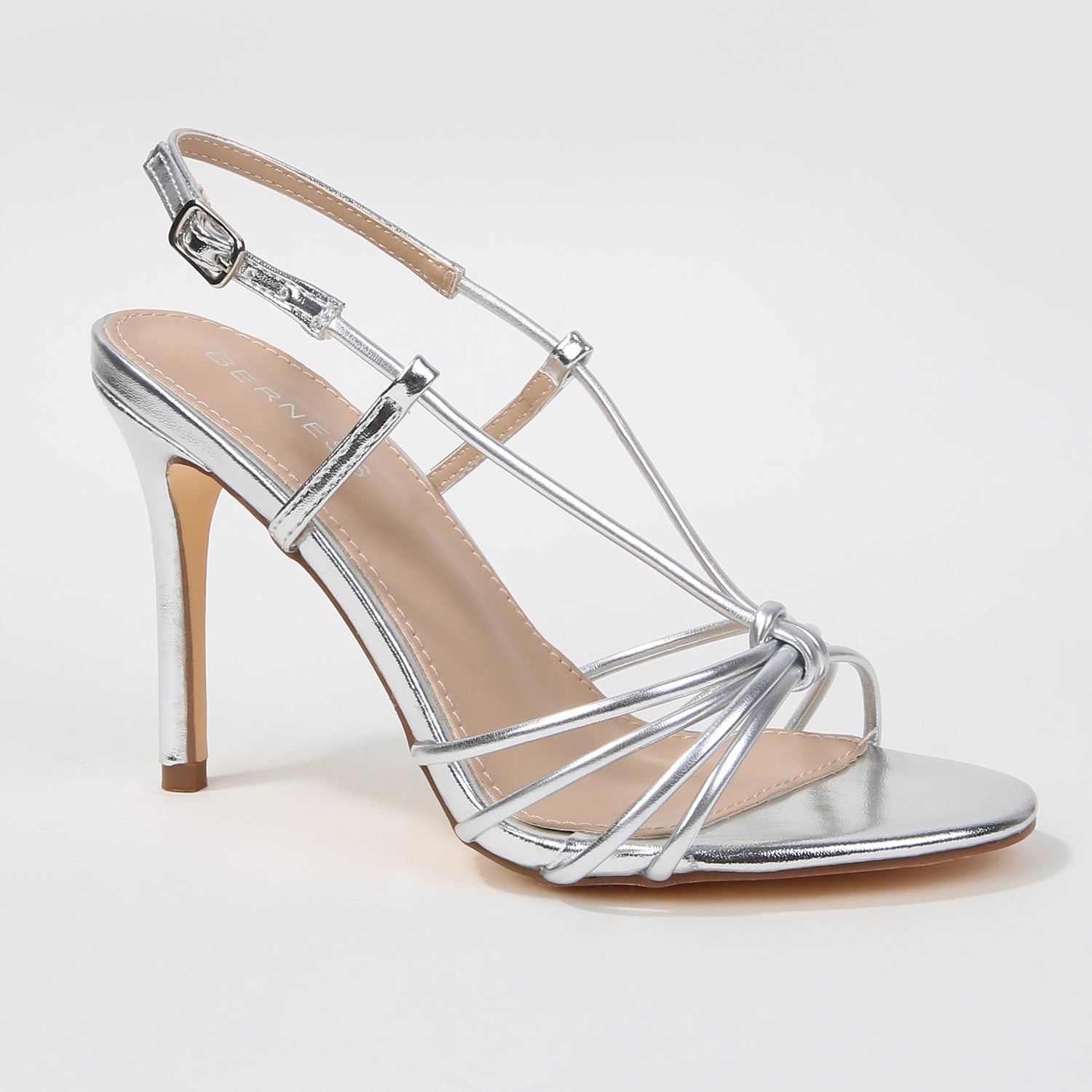 Kataleya Knotted Strappy Stiletto Heel Sandals