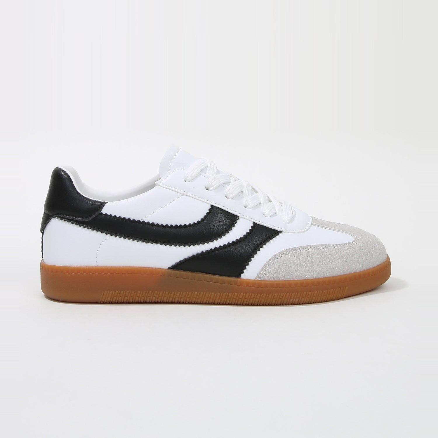 Lilliann Retro Layered Panel Lace-Up Sneakers