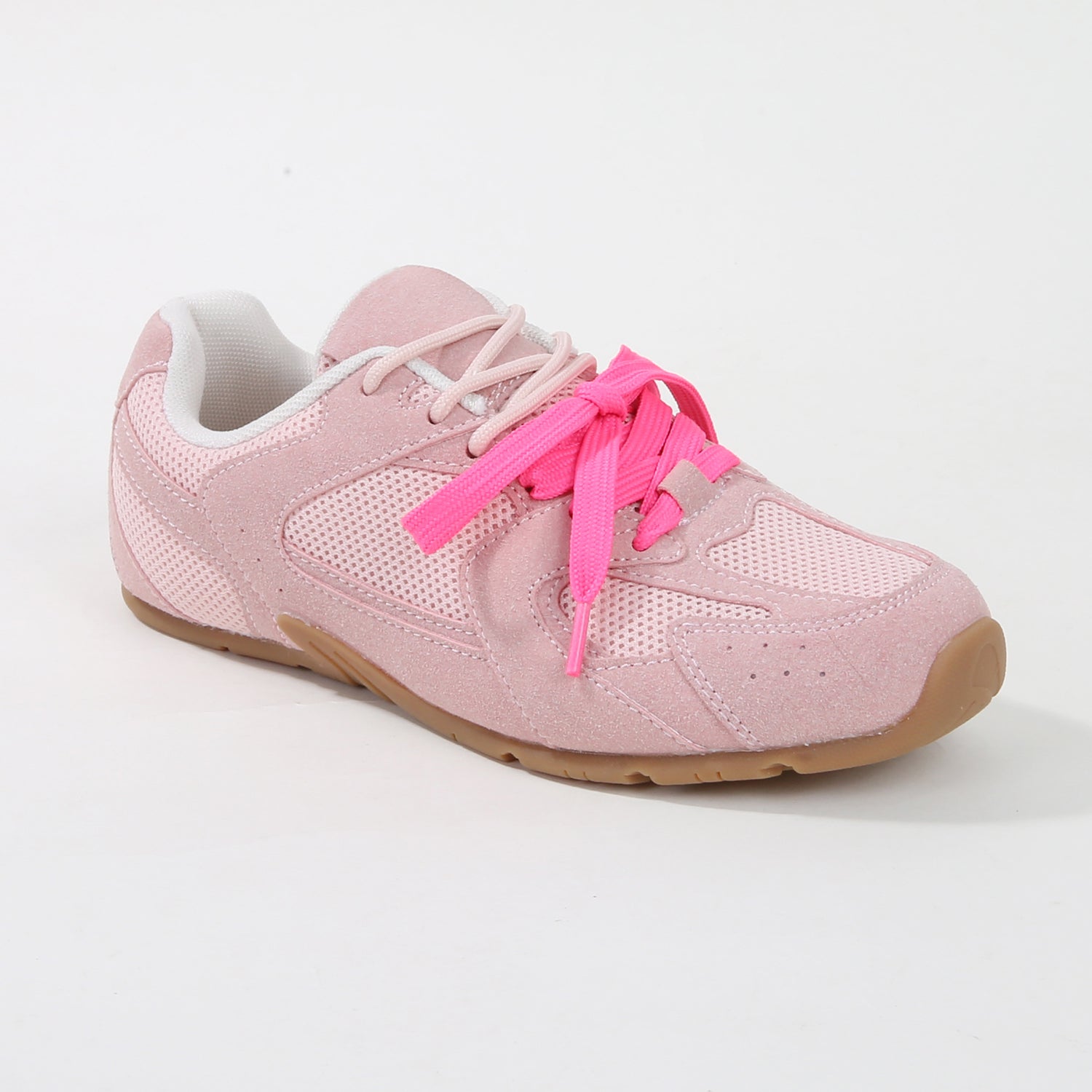 Lula Two-Tone Lace Retro Mesh Sneakers