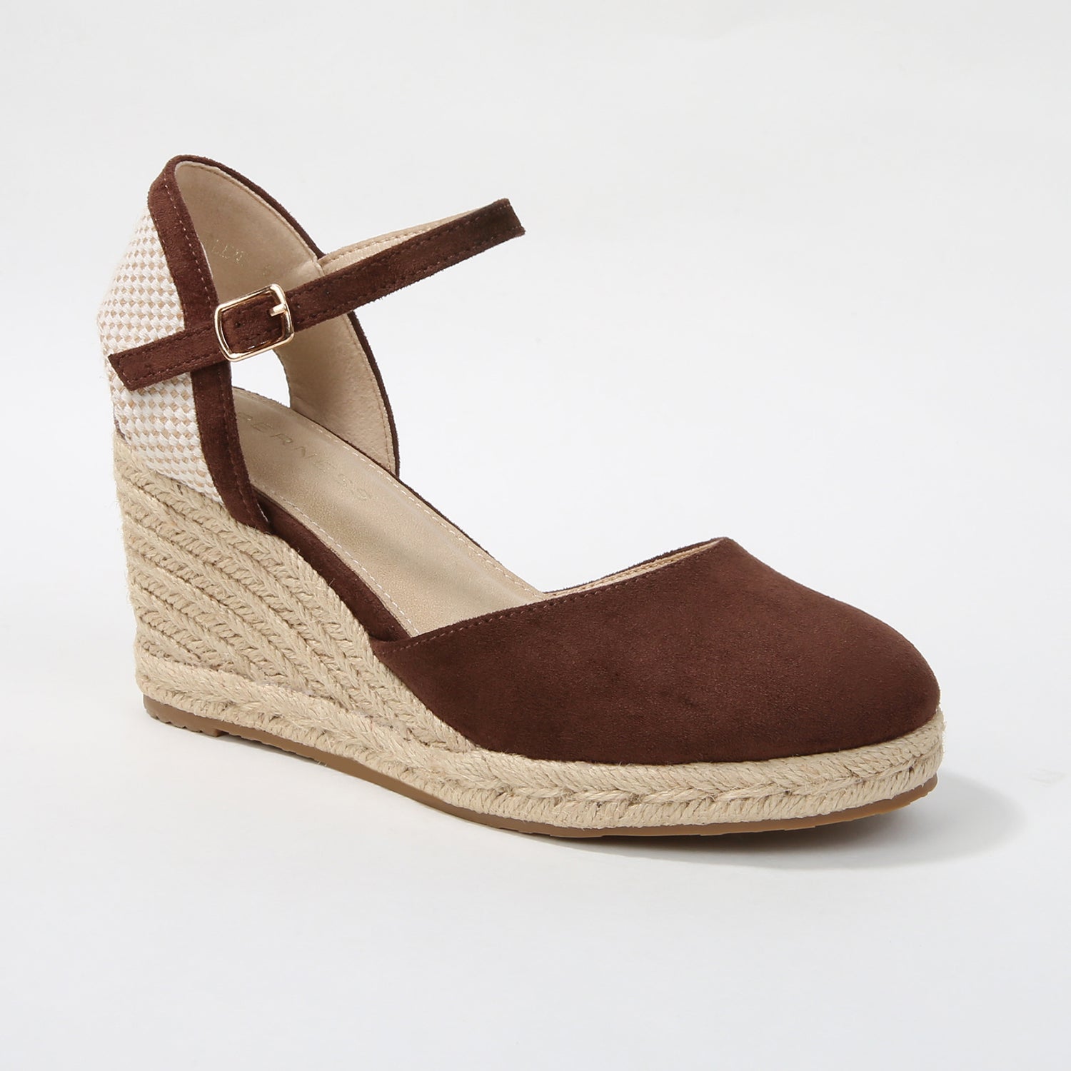 Marlene Jute-Wrapped Closed Toe Espadrille Wedges